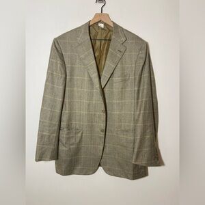 KITON Mitchells 100% Cashmere Men's Napoli Blazer 44 US UK 54 Sport Coat